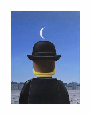 Stefano Bolcato - Serigrafie - Il maestro - Rene Magritte - Fine art giclèe Tiratura : Disponibile nelle misure 30x37 - 40x50 - cm 30x37 - Galleria Casa d'Arte - Bra (CN)